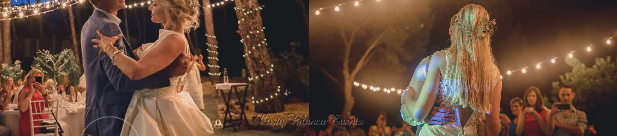 The first dance is one of the most romantic moments during a wedding in Spain